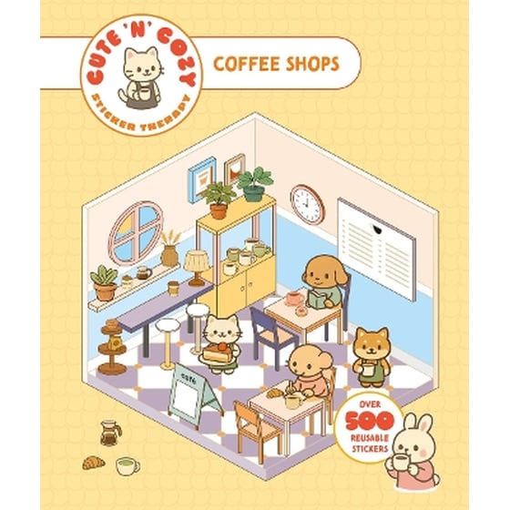 Cute 'n' Cozy Sticker Therapy: Coffee Shops image 0