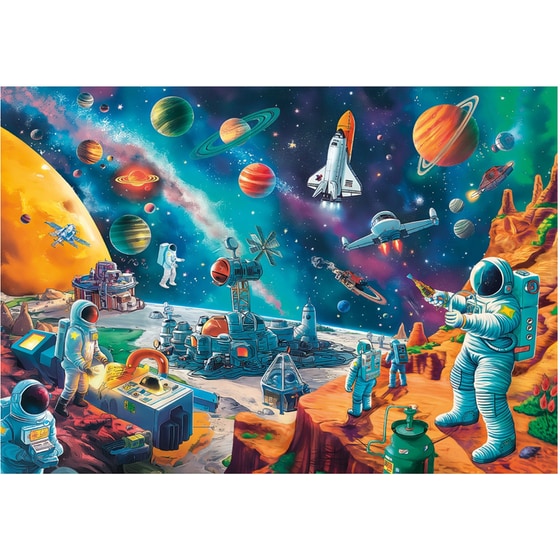 Παιδικό Παζλ Clementoni Super Color Cosmic Crew (104 Κομμάτια) image 1