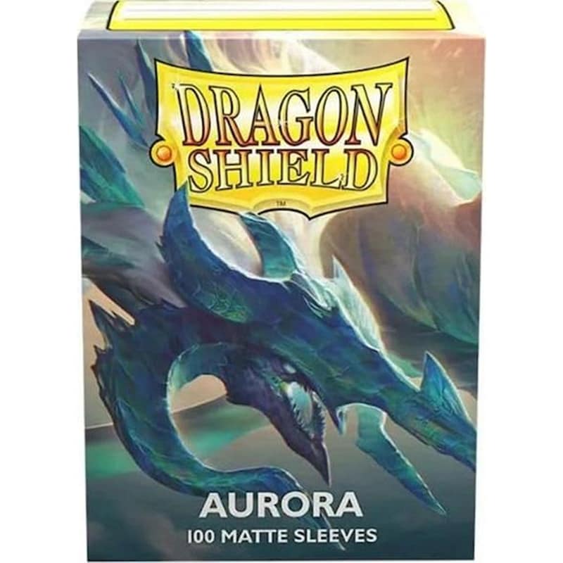 Aurora Dragon Shield Sleeves Matte Standard Size (100 Sleeves)