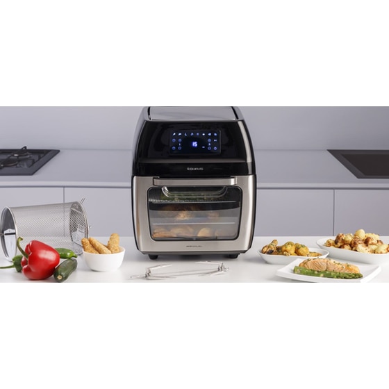 TAURUS DIGITAL GRILL AF1700DX με Πόρτα 1700 W 12 L Inox Φριτέζα Αέρος image 7