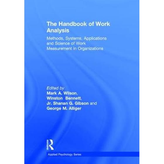 Handbook of Work Analysis image 0