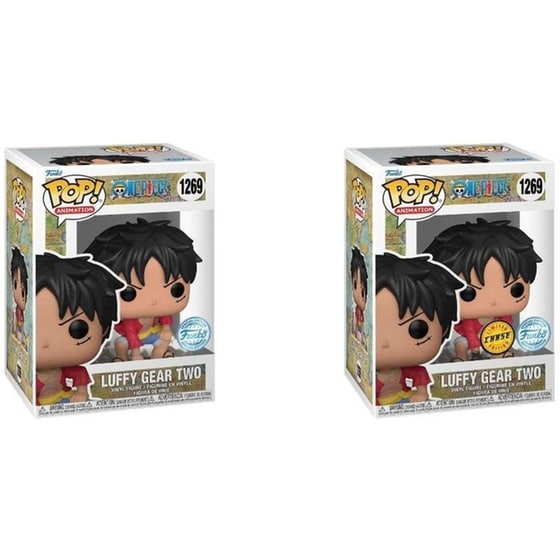 Funko Pop! Animation - One Piece - Luffy Gear Two #1269 And Chase (2-Pack) image 0