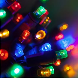 Χριστουγεννιάτικα Λαμπάκια 100 Led 3m - Πολύχρωμο