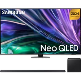 Samsung Neo QLED 65" 4K Smart Τηλεόραση 65QN85D + Samsung HW-S800D/EN Soundbar 330W 3.1.2 - Μαύρο