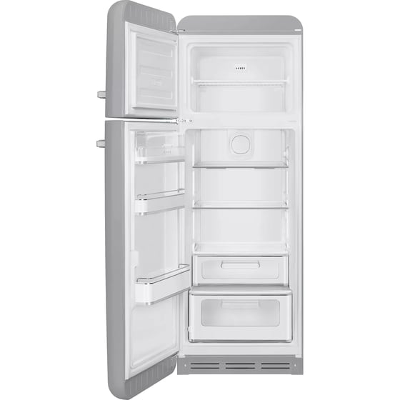SMEG FAB30LSV6 294 Lt Ασημί Δίπορτο Ψυγείο image 2