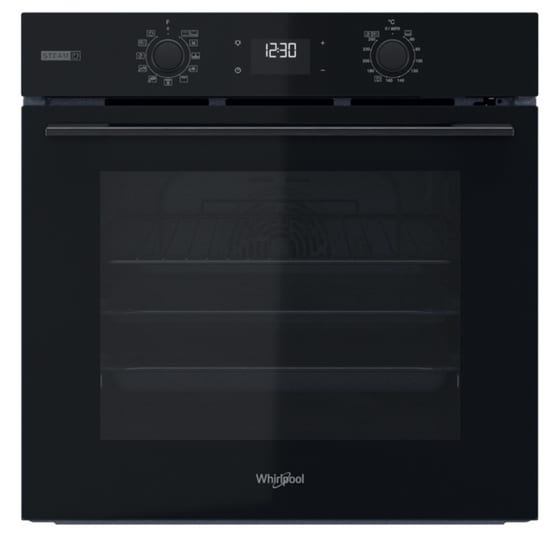 WHIRLPOOL OMSK58RU1SB & AKT8090LX 71 Lt Μαύρο Εντοιχιζόμενος Σετ Φούρνος και Εστία image 1