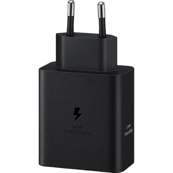Φορτιστής Πρίζας Samsung Duo Travel Adapter 2x USB-C 50W EU - Μαύρο image 1