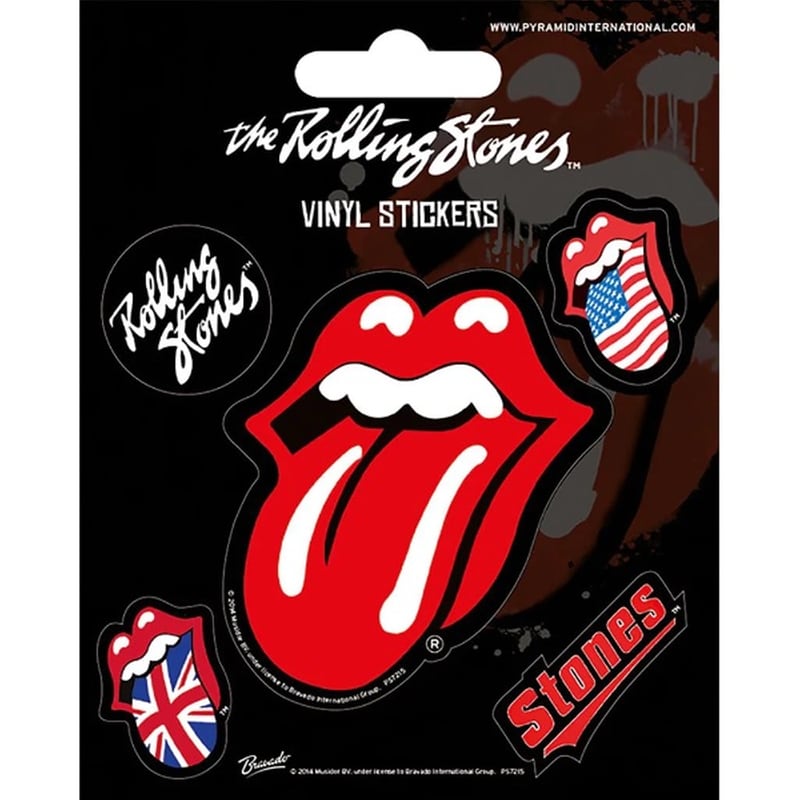 PYRAMID Αυτοκόλλητα Pyramid Lips The Rolling Stones