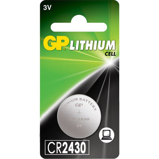Buttoncell Μπαταρία Λιθίου GP CR2430 3V 1τμχ image 0
