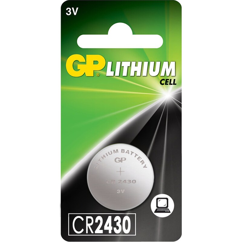 GP Buttoncell Μπαταρία Λιθίου GP CR2430 3V 1τμχ