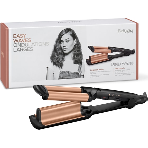 Τριπλό Ψαλίδι Μαλλιών BABYLISS W2447E Deep Waves Ροζ image 2