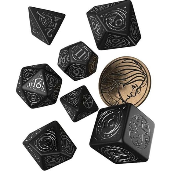 Σετ Ζάρια - The Witcher Dice Set - Yennefer (the Obsidian Star) image 0
