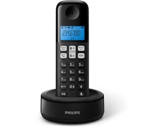 Ασύρματο Τηλέφωνο Philips D161 - Μαύρο image 1