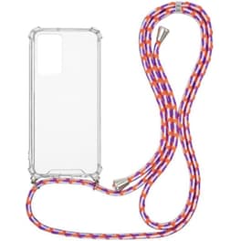 Θήκη Xiaomi Redmi Note 12 Pro 4G - Sonique Armor Clear Με Κορδόνι  - Πορτοκαλί
