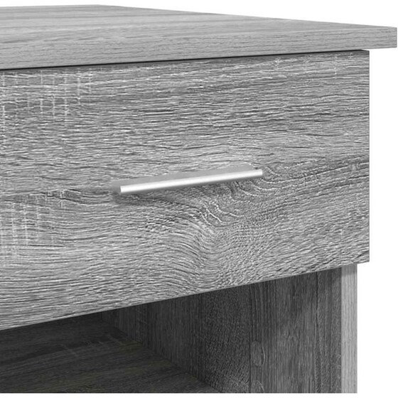 Γραφείο VidaXL από Επεξεργασμένο Ξύλο 90x49x75 cm - Γκρι Sonoma image 6