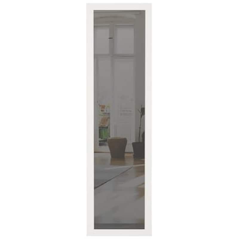 Διακοσμητικός Καθρέφτης Τοίχου Welhome Ξύλινος 45×160 cm – Λευκό