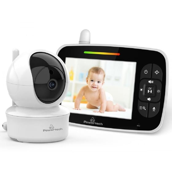 Baby Monitor POWERTECH PT-1187 - Λευκό image 0