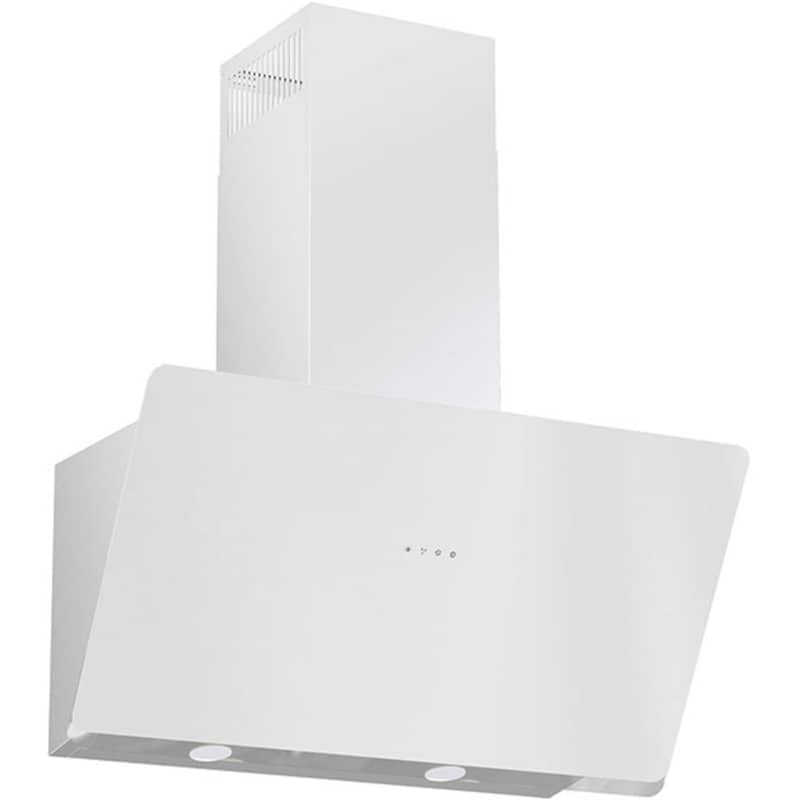 DAVOLINE SHAPE 090 WH 90cm Λευκό Καμινάδα Απορροφητήρας DAVOLINE