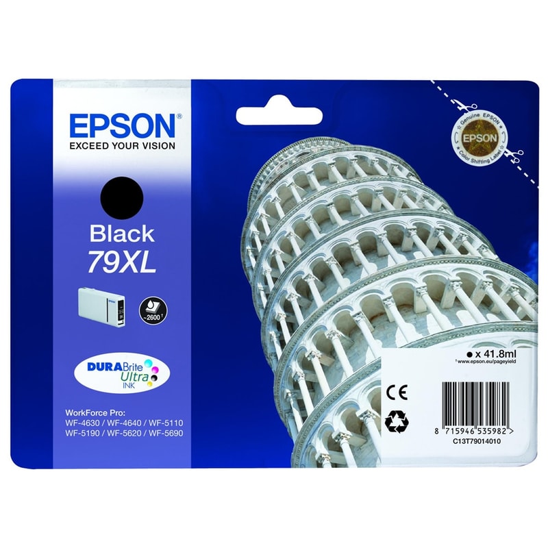 EPSON Epson 79XL Μαύρο Μελάνι Εκτυπωτή C13T79014010
