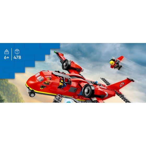 Lego City Fire Rescue Plane Για 6+ Ετών (60413) image 6