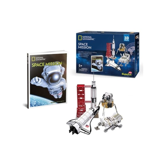 3D Παζλ Space Mission National Geographic - Cubic Fun - 31 Κομμάτια image 0