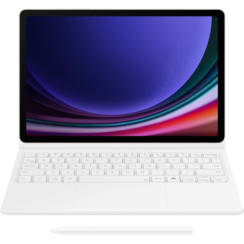 SAMSUNG Samsung Book Cover Keyboard - AI Key για Galaxy Tab S9/S9 FE/S10 FE/S10 Lite - White