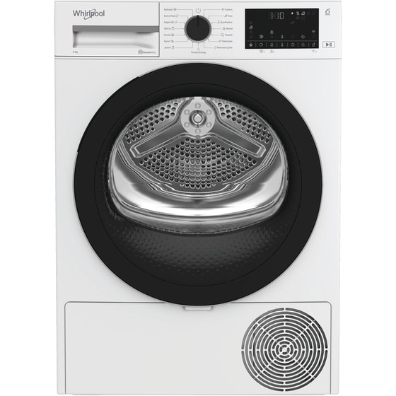 WHIRLPOOL WP D9 WBS EE 9 kg με Αντλία Θερμότητας Λευκό Στεγνωτήριο Ρούχων image 0