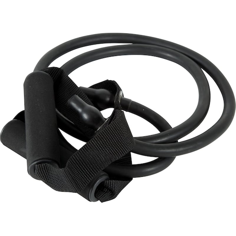 Λάστιχο Γυμναστικής Amila Aerobic Tube Πολύ Σκληρό - Μαύρο