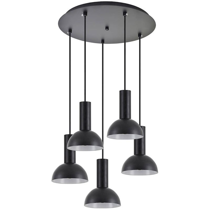 Φωτιστικό Οροφής Πολύφωτο Homelighting 77-8559 Μεταλλικό - Μαύρο