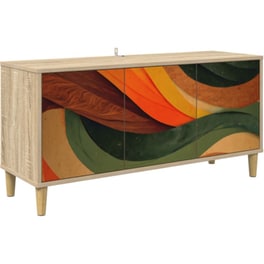 Έπιπλο Τηλεόρασης VidaXL BONN 102 x 33 x 50 cm - Sonoma Δρυς