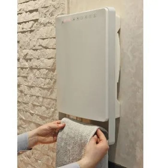 RADIALIGHT BALI  Ψηφιακό Αερόθερμο Μπάνιου Με Πετσετοκρεμάστρα 1800W Λευκό image 1