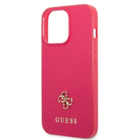 Θήκη Apple iPhone 13 Pro - Guess Small 4G Logo Collection - Φούξια image 3