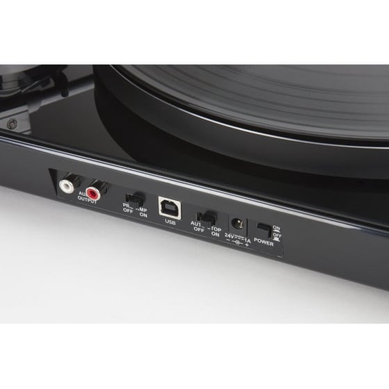 Πικάπ USB Lenco L175 Glass Μαύρο image 4
