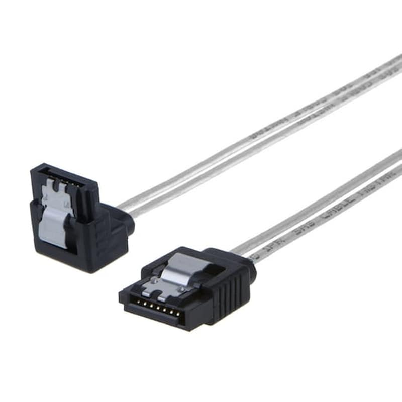 Powertech Καλώδιο Sata Iii 7pin Σε 7pin 90° Cab-w033, Flat, 0.5m