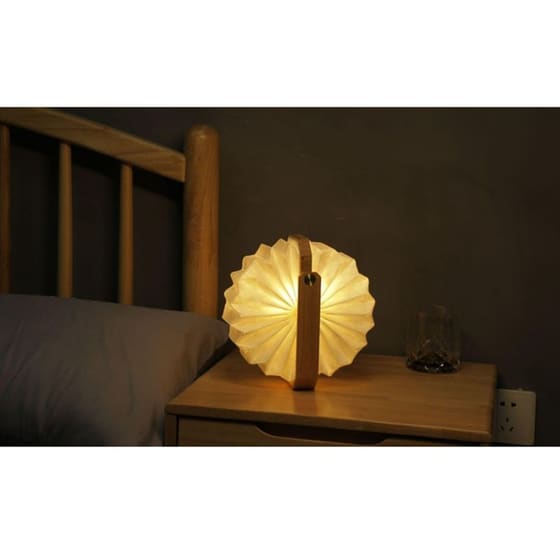 Φωτιστικό&nbsp;Γραφείου&nbsp;Gingko Smart&nbsp;Origami&nbsp;Natural Bamboo image 4