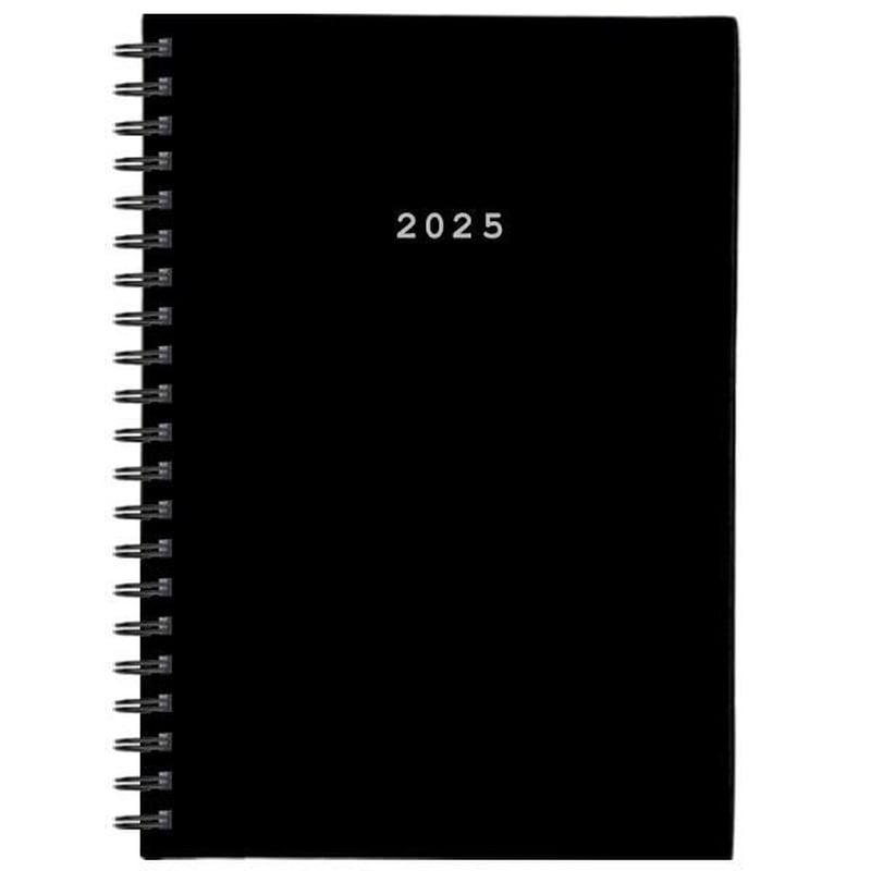 NEXT Next Ημερολόγιο 2025 Basic Xl Ημερήσιο Σπιράλ Μαύρο 21x29εκ.