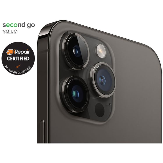 Μεταχειρισμένο Apple iPhone 14 Pro 256GB Space Black second go value Certified by iRepair image 5