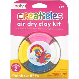 Πηλός Ooly Creatibles Mini Air Dry Clay Kit - Rainbow BFFs