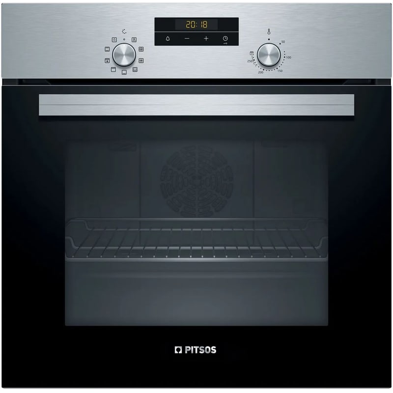PITSOS PH10M40X2 66 Lt Inox Εντοιχιζόμενος Φούρνος Άνω Πάγκου