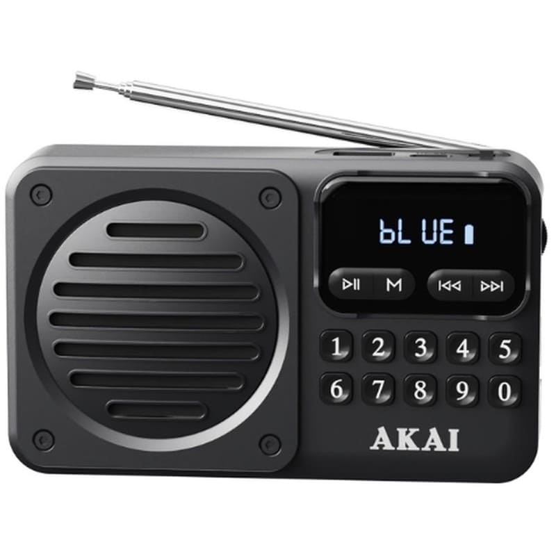 Φορητό Ραδιόφωνο Akai APR‑300 - Μαύρο