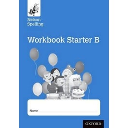 Nelson Spelling Workbook Starter B Reception/P1 (Blue Level) x10