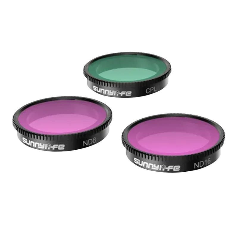 Sunnylife Φίλτρα CPL/ND8/ND16 για Insta360 Go 3/2 3τμχ - Πολύχρωμα