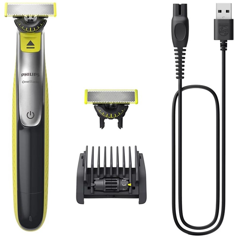 PHILIPS OneBlade 360 QP2734/30 Ξυριστική Μηχανή Επαναφορτιζόμενη Μαύρο - Πράσινο