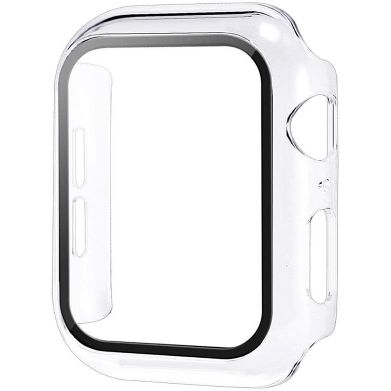 Θήκη Sonique Προστασία PC + Tempered Glass για Apple Watch 42mm - Διάφανο