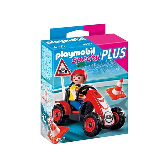 PLAYMOBIL® Special Plus Αγόρι με Αγωνιστικό Go-Kart (4759) image 1