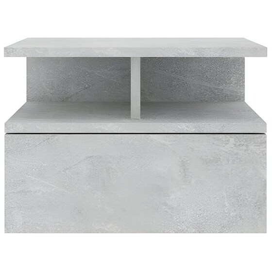 Κομοδίνο Vidaxl Κρεμαστό Από Μοριοσανίδα 40x31x27 cm - Γκρι Σκυροδέματος image 2