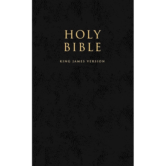 HOLY BIBLE: King James Version (KJV) Popular Gift and Award Black Leatherette Edition image 0