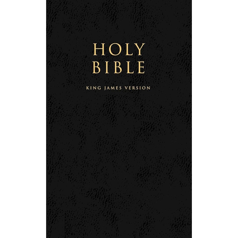 HOLY BIBLE: King James Version (KJV) Popular Gift and Award Black Leatherette Edition