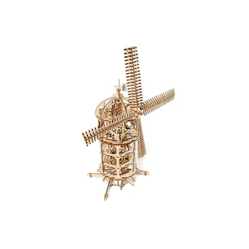 Ugears Ξύλινο Μηχανικό 3d Παζλ – Ανεμόμυλος – 35×48.5x22cm