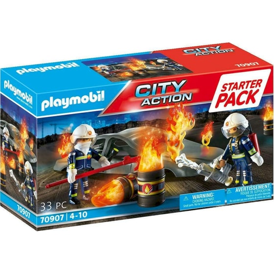 PLAYMOBIL® City Action Starter Pack Άσκηση Πυροσβεστικής (70907) image 0